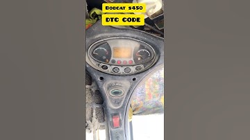 Bobcat folt code | Go Google and find the reason code | Bobcat S450 code