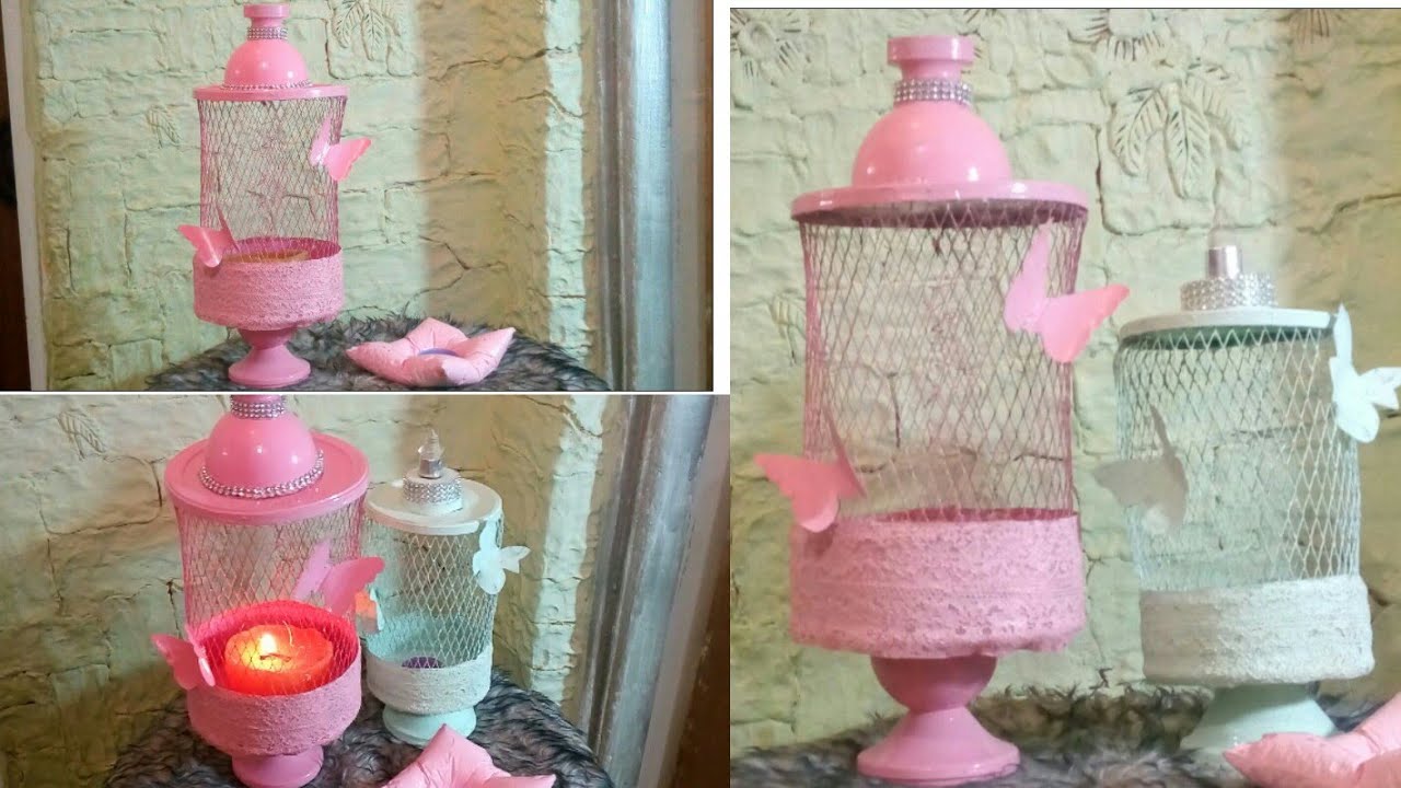 💪حصرى لاول مره😱 بعشره جنيه الشمعدان التركى الشبكه💪 اعمال فنيه اعمال يدويه اعاده تدوير DIYاكسسورات