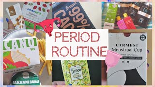 PERIOD ROUTINE/ What I do during my periods / menstrual cups// himanishah