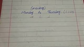 class:1 to 8 .       subject:writing  .      Date:6/1/2021