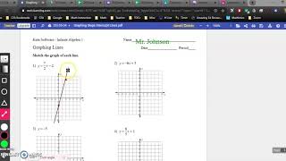 Using Kami to Graph on a PDF and Submit to Google Classroom