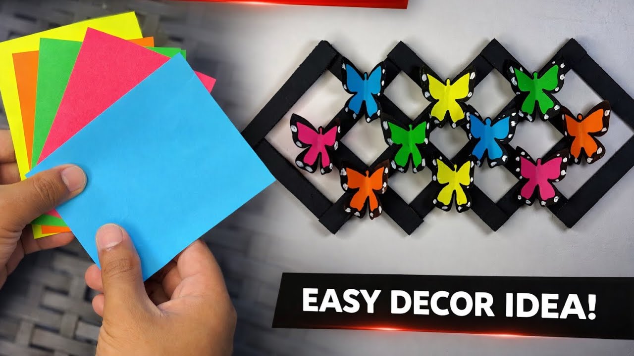 Amazing DIY Butterfly Wall Hanging | Paper Craft#osmcraft 