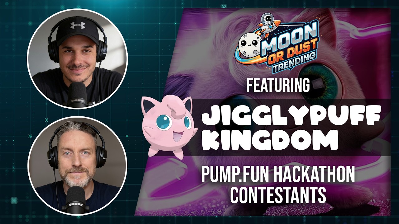 🚀 JigglyPuff Kingdom Breaks Down Their Pump.fun Hackathon Build | MOD Trending Live
