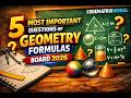 Important Geometry Formulas Explained Visually | Shapes and Measurements #geometry #math