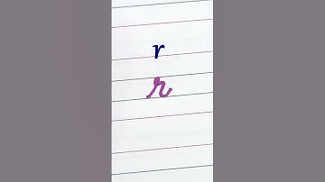r - cursive writing small a to z | cursive handwriting practice #lNRCursivegraphy #shorts