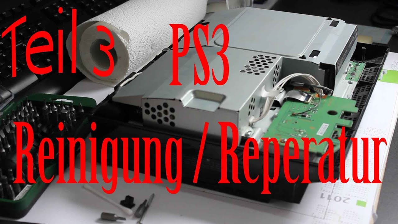 Playstation 3 Laufwerk defekt? Muss nicht sein! Tutorial Reinigung und