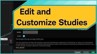 Edit & Customize Studies on thinkorswim®