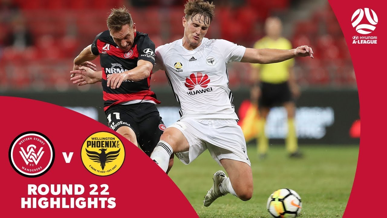 Hyundai A-League 2017/18 Round 22: Western Sydney Wanderers 4 - 1 Wellington Phoenix
