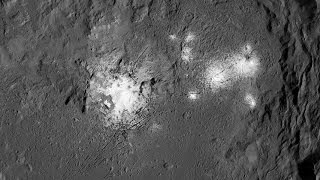 Occator Crater Close-Up - The Brightest Spots On Ceres