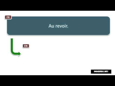 French Pronunciation Au Revoir