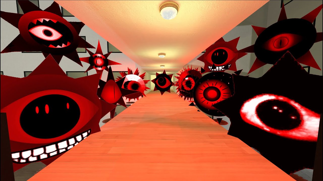 Nightmare Sprunki Mr. Sun All Phases And Family Nextbot Gmod - YouTube