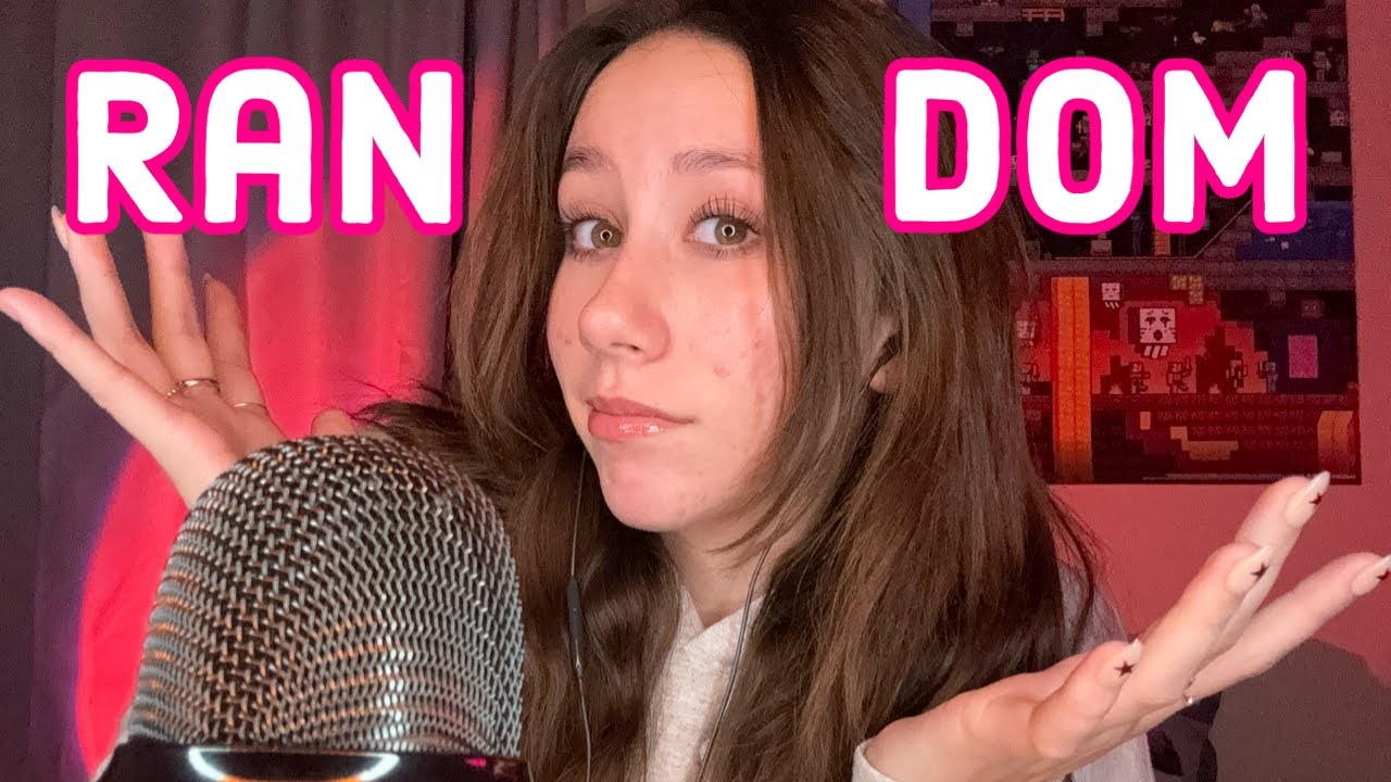 ASMR random triggers but I don’t know which one is next (w/ whispers