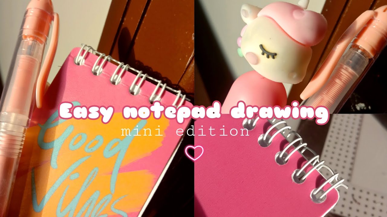 Easy Notepad Drawing | MINI EDITION | Easy to Draw