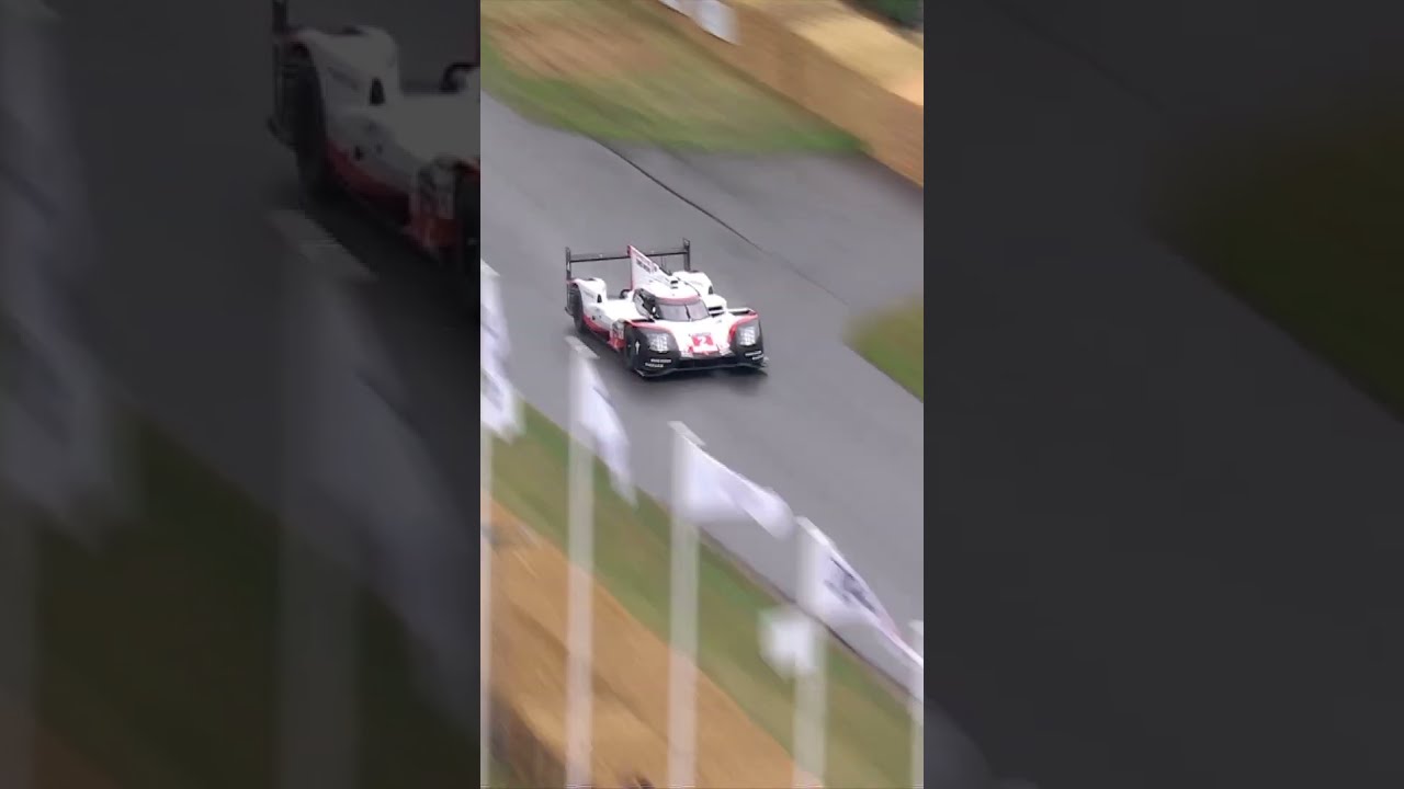 2017 Le Mans winning Porsche 919 returns to Goodwood - YouTube