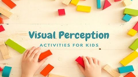 visual perception activities preschool vol 1