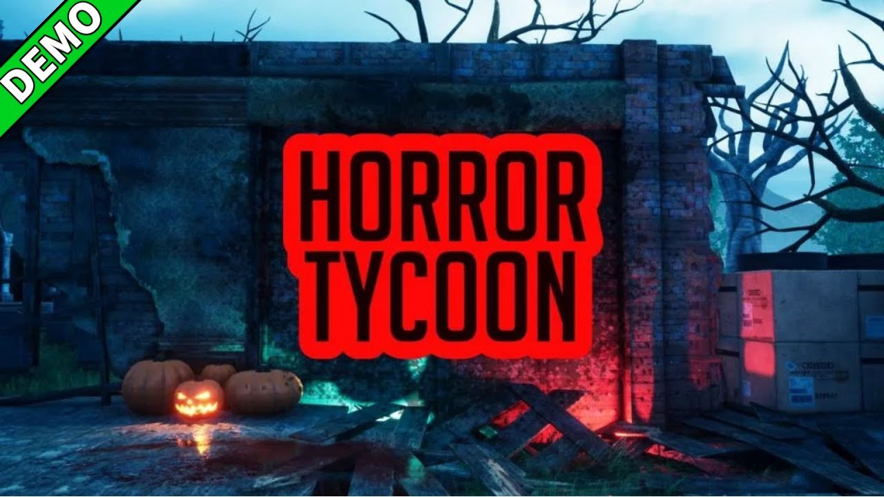 Horror Tycoon | NEW Build A Horror House & Scare People To Death | DEMO