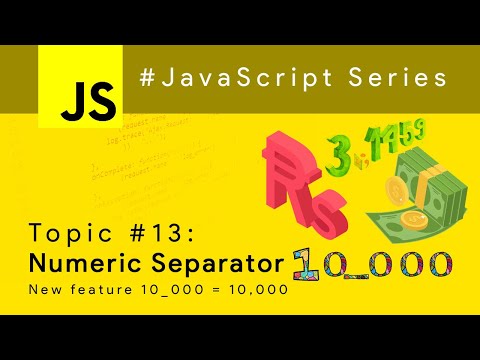 JS #S13 🟡 Numeric Separator now supported in javascript series hindi urdu