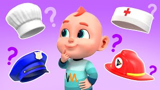 What Job Do You Want To Do? - Job and Carrer + Go To School | Rosoo Kids Song & Nursery Rhymes