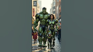 spider man and Hulk with their robot family !marvel toys #marveltoys #spiderman #shorts