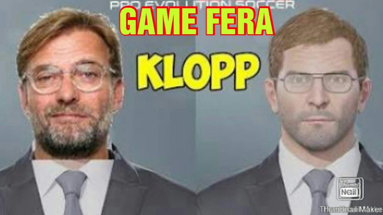(PS3) Edição de face jurgen klopp pes2020 (PS3)