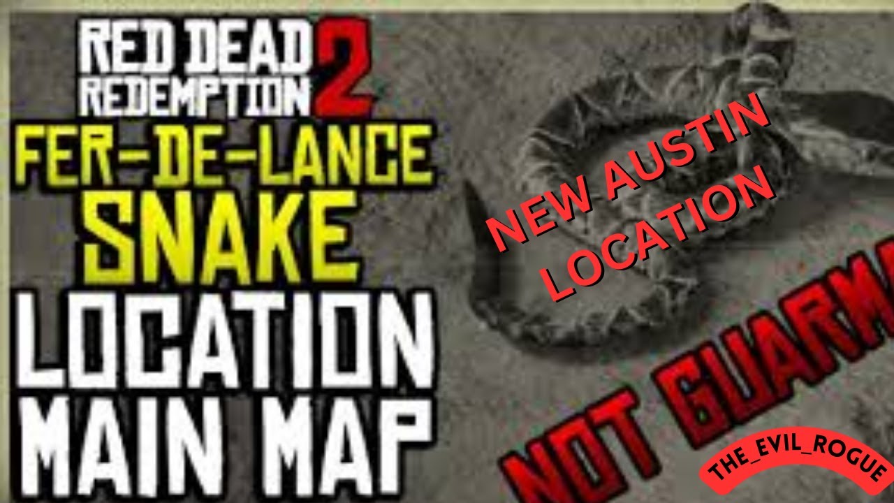 Snake Spawn Rdr2 HOW TO SPAWN THE FER-DE-LANCE SNAKE IN NEW AUSTIN-RED DEAD REDEMPTION 2 ...