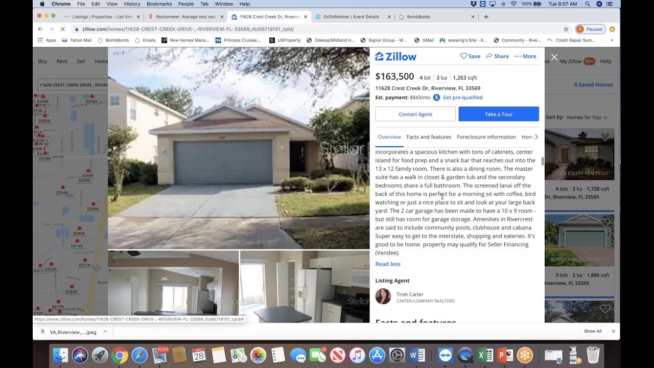 Real Estate Foreclosure 163K Tampa, FL . Only 5 down Financing