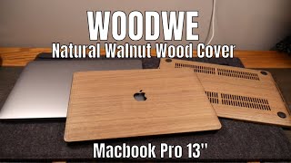 WoodWe Real Walnut Wood Macbook Pro Case