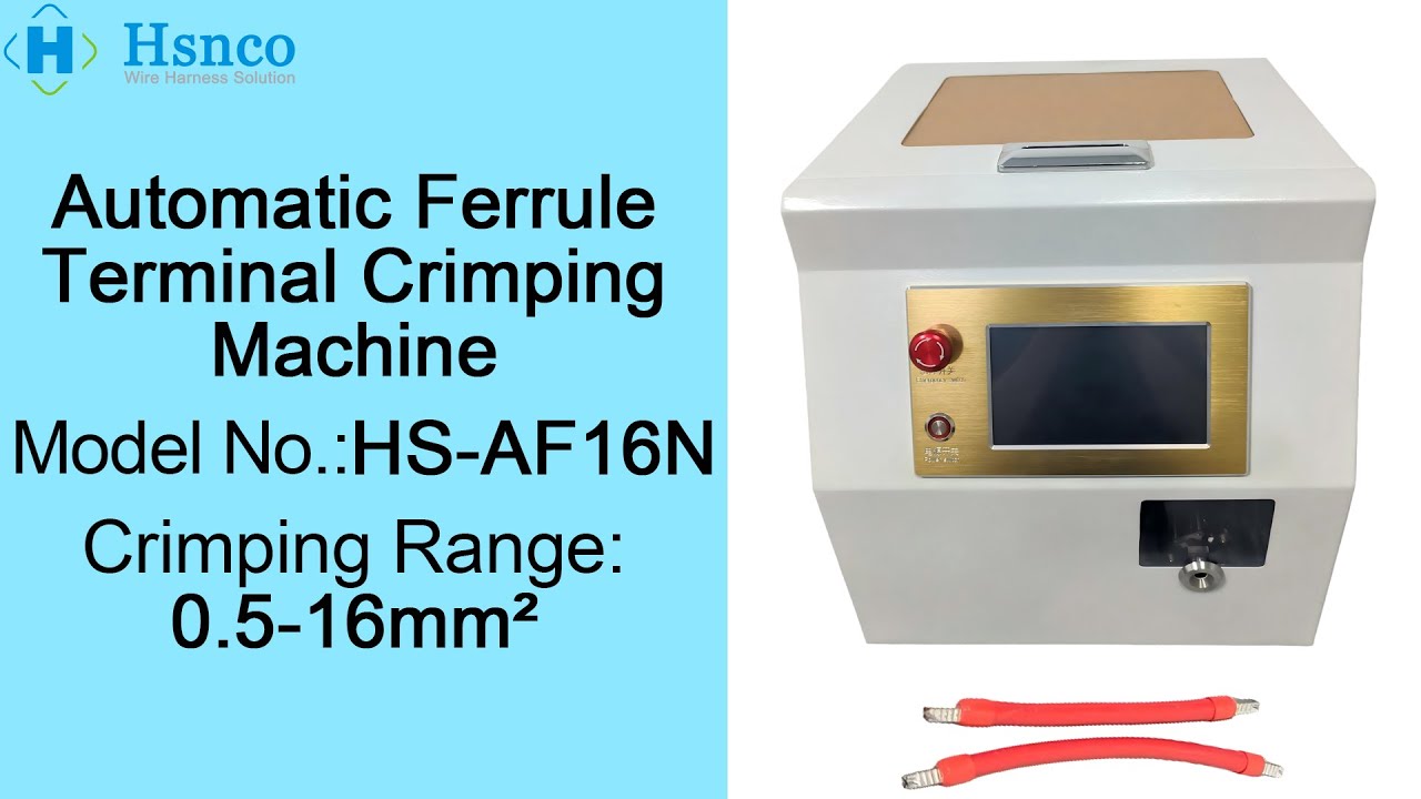 Automatic Ferrule Terminal Crimping Machine HS-AF16N