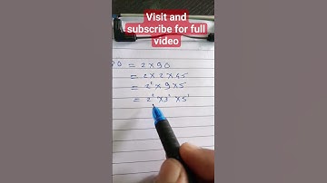 How to find the positive integer factors of any number #youtubeshorts #shorts