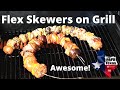 Beef skewers on the z grill papa texas style firewire papatexas papaskitchen