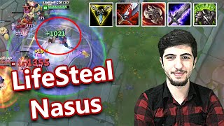 ANaKiinN - En İyi Anlar #14 | LifeSteal Nasus ? BİR Q 1000 CAN!