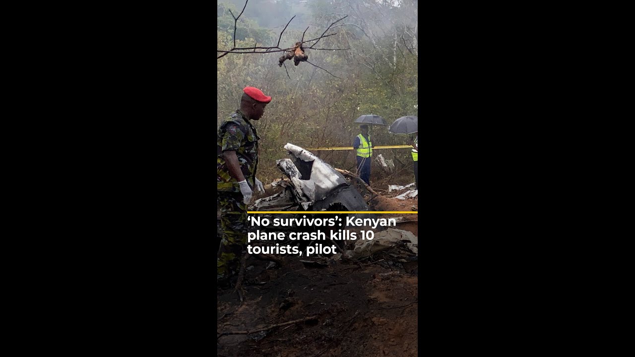 ‘No Survivors’: Kenyan plane crash kills 10 tourists, pilot | #ajshorts