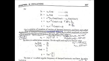 Damped Harmonic Oscillator(part 2)|| Oscillator || Inspire Physics (by Muhammad Qamar)
