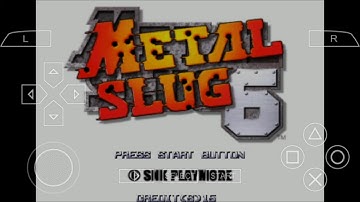 Metal Slug 6 Mission 1 on android phone gameplay