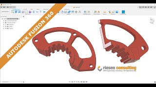 Autodesk Fusion 360 - 3D Modell / Bauteil erstellen Schulung CAD Deutsch Tutorial