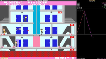 Elevator Action (Arcade) - Speedrun - Single Loop in 8:46 (Former World Record)