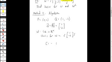 5.2 Orthogonal Complements and Projections