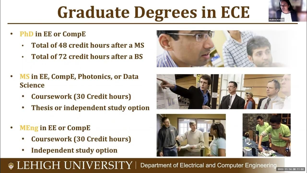 Lehigh Engineering inar Electrical and Computer Graduate Engineering YouTube
