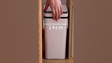 🚽🗑️ Bathroom Smart Touchless Trash Can - Hands-Free Convenience and Modern Style! 🗑️🚽