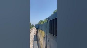 GE ES40DC Cold Start Full Sequence #csx #train #railroad #diesel #engine #startup #cold #new #viral