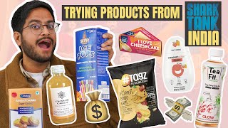 TESTING SHARK TANK INDIA FOOD PRODUCTS😳 SEASON 1\&2 | DID I LIKE ANYTHING? CRAZY PRODUCTS!