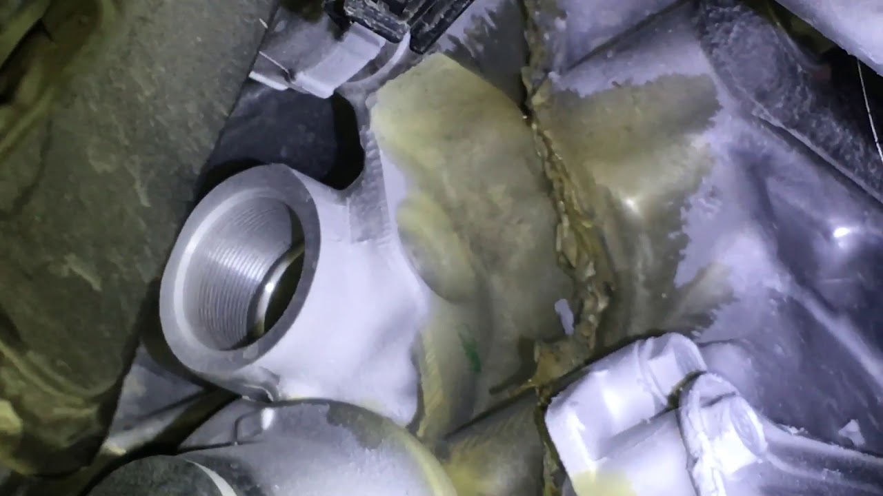 Crv oil leak at timing cover YouTube