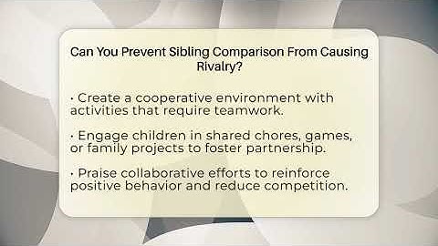 Can You Prevent Sibling Comparison From Causing Rivalry? - Sibling Harmony Hub
