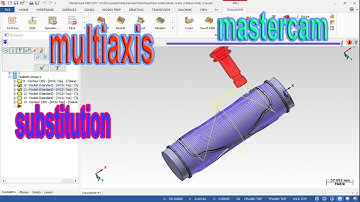 Mastercam multiaxis: Roller- 4 Axis substitution