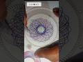spirograph satisfying art' design video #art #spirograph #artdrawing #youtubeshorts #pattern #tiktok