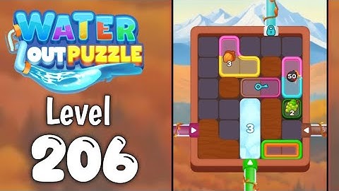 Water Out Puzzle Level 206 Walkthrough
