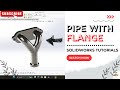 Pipe with Flange in solidworks | Solidworks Tutorials
