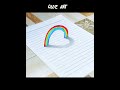 Rainbow Drawing #shorts #drawing #3ddrawing #3dart