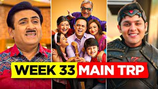 Sab TV Week 33 TRP - Sony Sab Week 33 Main TRP