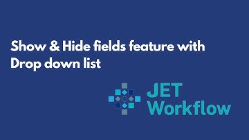How to create a dropdown list the can show and hide other fields according to user
